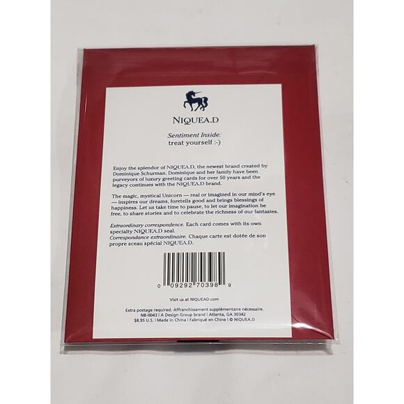 2 for $10 NIQUEA.D It's Your Birthday Breakfast "Treat Yourself" Luxury Card - Picture 2 of 2